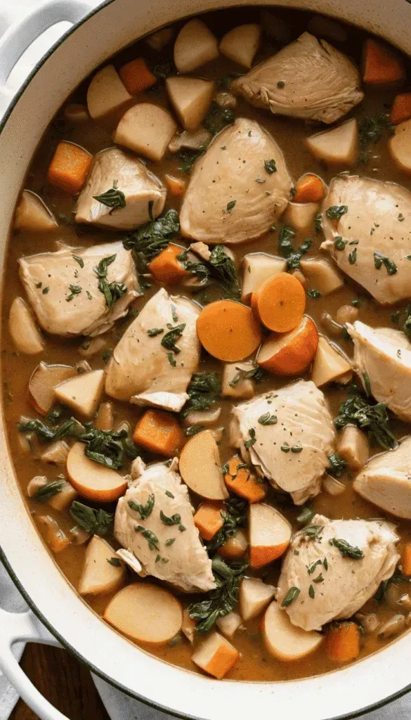 Apple Cider Chicken Stew Recipe 